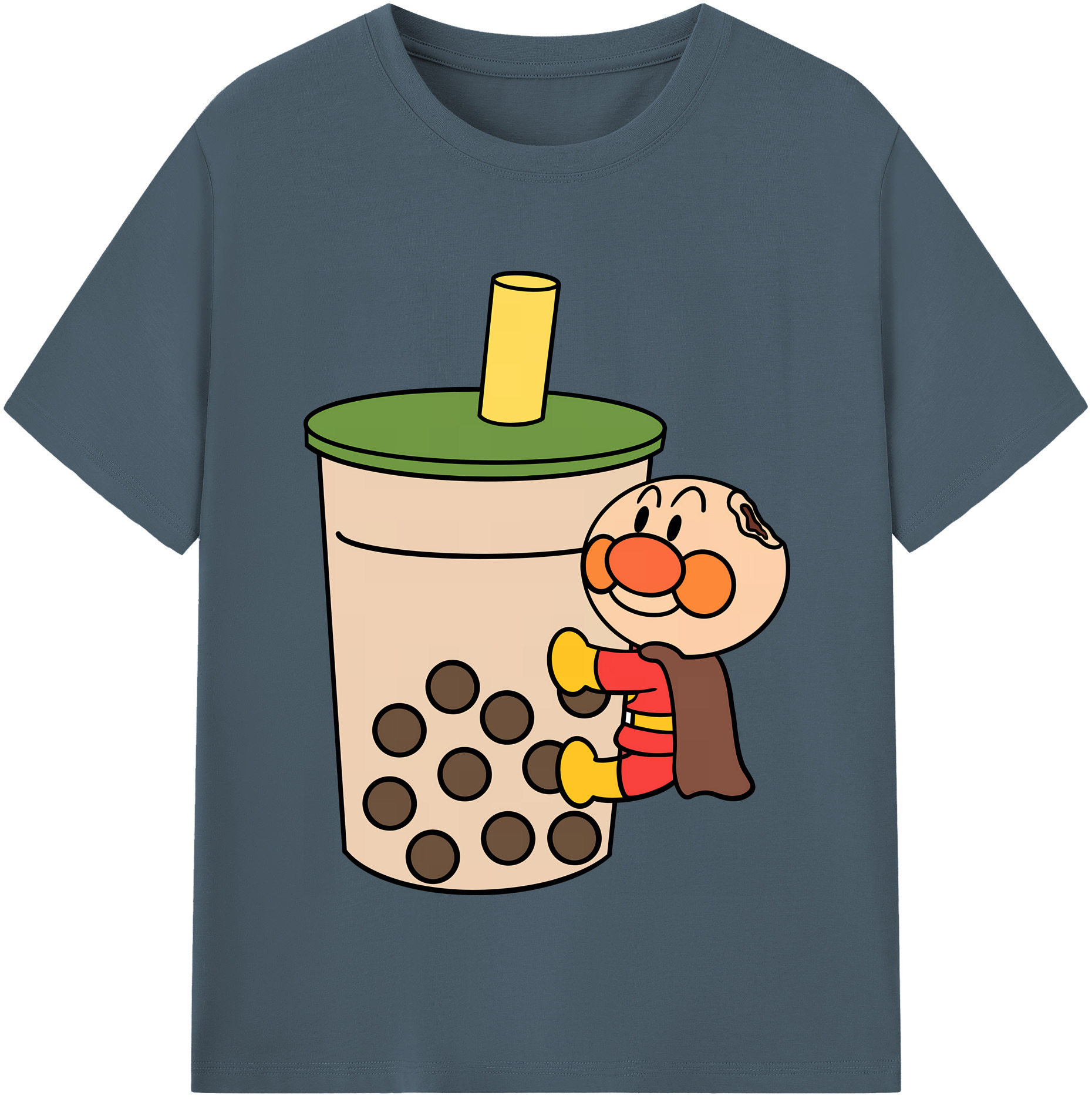 （画像用） アンパンマン Anpanman 綿100％半袖Tシャツ（フロントプリント）